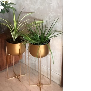 Recién llegado, juego de macetas de Metal en diferentes tamaños, maceta colorida de hierro sólido para decoración de jardín, accesorios de maceta de la India - Product Image 5