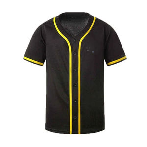 Nouvelle tenue de baseball de haute qualité avec logo personnalisé, respirante, 100% polyester, pour hommes, prix compétitif, vente en gros - Product Image 3