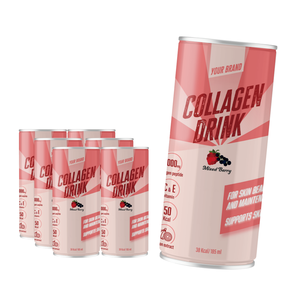 Private Label 185ml Canned <b>Collagen</b> Supplement Mixed Berry Flavor Low Calorie Oral <b>Liquid</b> Beauty Product OEM ODM Beverage - Product Image 3