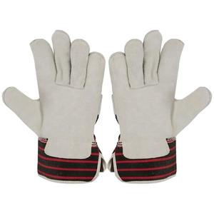 Fournisseurs d'usine directs Gants de travail de sécurité en cuir anti-coupure de haute qualité Gants en cuir avec logo au design personnalisé du Pakistan - Product Image 5