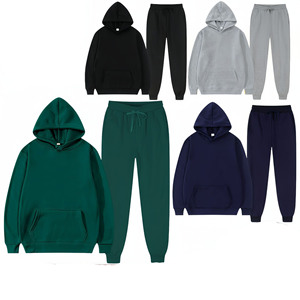 Ensemble de survêtement de jogging en coton et polyester de haute qualité pour hommes, survêtement, pantalon de survêtement, impression personnalisée, ensemble de sweat-shirt à capuche - Product Image 1