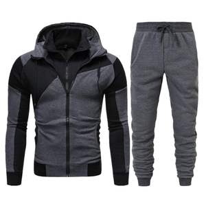 Vêtements de sport pour hommes Vêtements de sport 100% coton Survêtement personnalisé Ensembles de survêtement de gymnastique respirant avec techniques lavées - Product Image 2