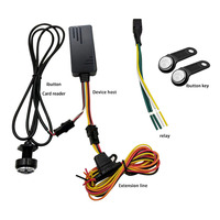 Pelacak GPS Mini Anti Jamming J16 4G +2G untuk Mobil dengan Pemeriksaan ID Pengemudi RFID IBUTTON untuk Menghidupkan Mesin A7670SA untuk Mobil dan Motor