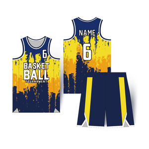 2025 personnalisé haute qualité été Style basket-ball uniforme ensemble noir Jersey Shorts respirant grande taille pour les joueurs - Product Image 1