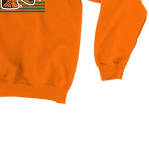 เสื้อกันหนาวสำหรับผู้ชายผ้าคอตตอนแบบหนามีฮู้ดสำหรับ100% คอกลมผ้าฟลีซสีดำโลโก้ตามสั่ง - Product Image 6