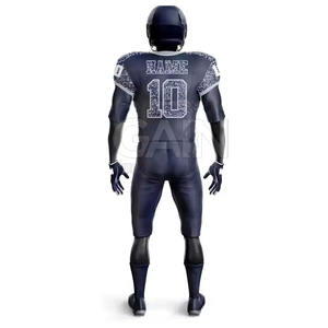 Meilleure vente : Ensembles d'uniformes de football américain pour adultes 2025 – Tenues d'entraînement respirantes 100 % polyester à manches courtes - Product Image 3