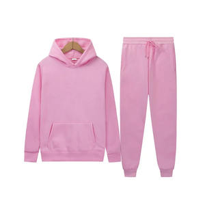 Survêtement unisexe blanc personnalisé uni de haute qualité logo personnalisé sérigraphié vêtements de fitness et de sport pour hommes survêtement de jogging - Product Image 2