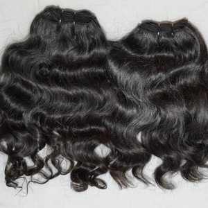 Auténtica colección Temple, extensiones de cabello humano virgen indio crudo, paquetes de peluca, venta al por mayor Natural - Product Image 1