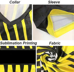 Uniforme de football personnalisé, design rétro, séchage rapide, 100% polyester, uniforme de football pour adultes unisexes - Product Image 3