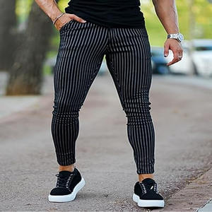 Pantalons pour hommes, couleur unie, coupe slim, pantalons pour hommes, nouvelle collection printemps-automne, pantalons classiques de haute qualité pour hommes, téléchargés par Dress Sports - Product Image 3