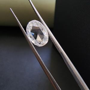 Diamant de laboratoire CVD ovale fantaisie taille rose de 1,445 carats, certifié IGI, luxe durable avec une touche vintage - Product Image 1