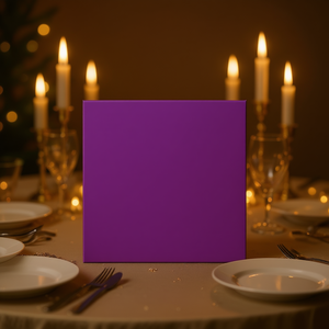 Servilletas para Fiesta, Color Morado, Cuadradas, 33x33cm, Bolsa de 12 Unidades - Product Image 3