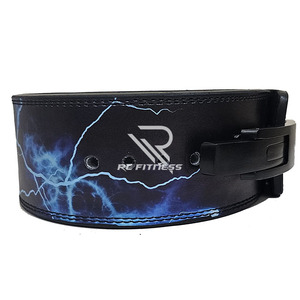 Cinturón de Levantamiento de Pesas RC Fitness Wear, de Cuero Vacuno Resistente, Ecológico, Antideslizante, Unisex, Personalizable, para Gimnasio, Powerlifting y Fitness - Product Image 4