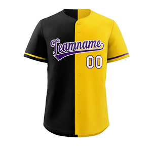 Maillot de baseball élégant pour hommes avec panneaux en maille légère et impression de logo personnalisé pour une performance athlétique confortable - Product Image 3