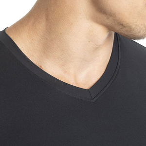 T-shirts pour hommes en coton 100% uni, teinture unie, surdimensionnés, à manches courtes, pour l'été, décontractés, couleur unie - Product Image 5