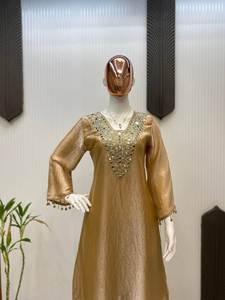 Offre Spéciale Designer Party Wear Tpo Avec Palazzo Jumelé Entièrement Cousu Broderie Fendy Avec Miroir Travail Top Avec Palazzo - Product Image 3