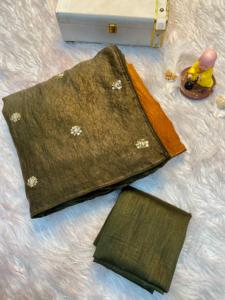 ผ้าซาตินเนื้อนุ่มพรีเมี่ยมพร้อมบิตและงานเรียงตามลำดับและขอบท่อลูกไม้ - Product Image 5