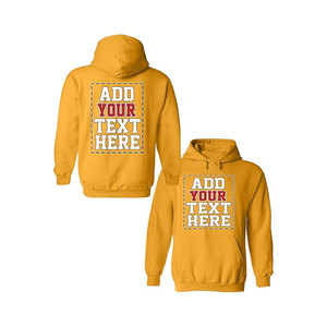 Sudadera con capucha personalizada para hombre 100% algodón con logotipo bordado Nombre del equipo y diseño de número Servicio OEM disponible - Product Image 4