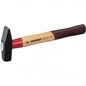 Marteau de serrurier GEDORE Rotband-Plus 2000g avec manche en hickory de 400 mm et manchon de protection en acier - Product Image 3