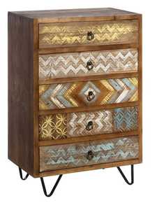 핫 세일 현대 Teak 성카이 나무 혼합 색상 조각 캐비닛 가정용 가구 일반 침대 주방 거실 - Product Image 6