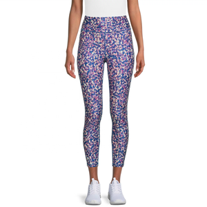 กางเกงเลกกิ้งโยคะคุณภาพสูงสำหรับผู้หญิง กางเกงเอวยืดหยุ่น ชุดออกกำลังกาย ชุดกีฬา พิมพ์ลายแบบซับลิเมชั่นตามสั่ง กางเกงรัดรูปสำหรับออกกำลังกาย - Product Image 4