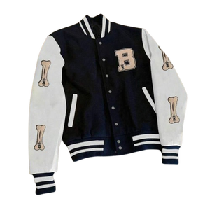 Collège inspiré Varsity Bomber veste pour hommes vêtements d'extérieur d'hiver Streetwear mode moderne Baseball Style en gros Design à la mode - Product Image 1