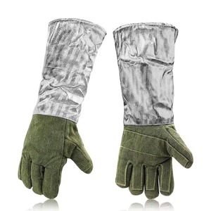 Guantes de Soldadura de Cuero Premium, Servicio OEM Personalizado, Resistentes al Calor, Impermeables, Duraderos, Antideslizantes, Sin Silicona, Seguridad Razonable - Product Image 5