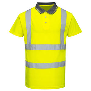 Camiseta Polo de Trabajo Transpirable de Secado Rápido al por Mayor, Diseño Personalizado, Camiseta de Seguridad de Alta Visibilidad - Product Image 1