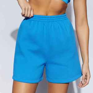 Shorts de Playa para Mujer, Cintura Media, Corte Regular, Estilo Deportivo, Pantalones Cortos de Verano, Cómodos, Transpirables, de Secado Rápido, Cintura Elástica, 100% Algodón - Product Image 4