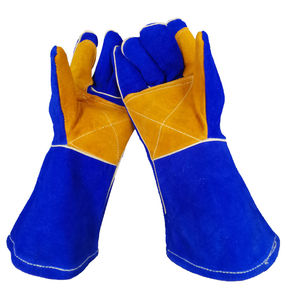 Guantes de Cuero para Soldadura y Barbacoa Resistentes al Calor y al Fuego, Precio de Fábrica 2025 - Product Image 2