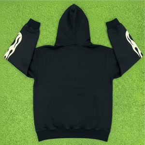 Sweat-shirts en coton d'hiver personnalisés de haute qualité avec logo brodé, polaire épais, surdimensionné, taille plus, unisexe - Product Image 2
