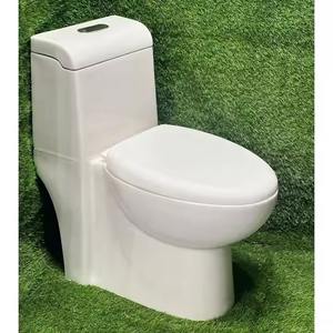Toilette monobloc en céramique à lavage abordable de haute qualité avec housse de siège de l'Inde - Product Image 5