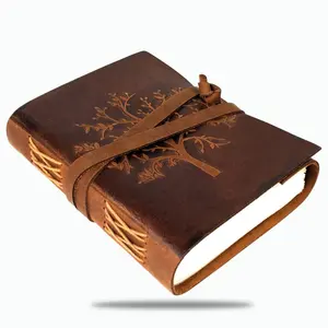 Cotton Paper Tree of Life/notebook Diary/notepad for Men Women Beautifully Crafted Tree of Life Journal Dairy with White Notepad