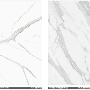 Baldosas vitrificadas de porcelana de cerámica esmaltada retro moderna de 1200X2400mm para edificios de oficinas Serie de tallado de terrazo - Product Image 3