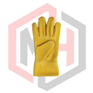 Guantes Térmicos Amarillos Personalizados de 7 oz y 14 Pulgadas, Resistentes a Altas Temperaturas, con Forro Radiante, Duraderos, Protección Anti-Calor para Manos y Brazos - Product Image 2