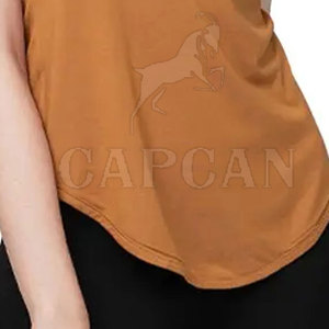 Camiseta Deportiva de Mujer, Diseño Personalizado, Corte Ajustado, Secado Rápido, Transpirable, Tejida, Ropa Deportiva Urbana - Product Image 6