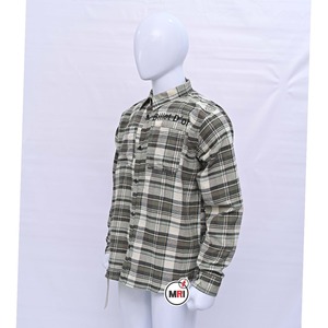 Camisas de franela personalizadas Camisa de manga larga para hombre - Product Image 2