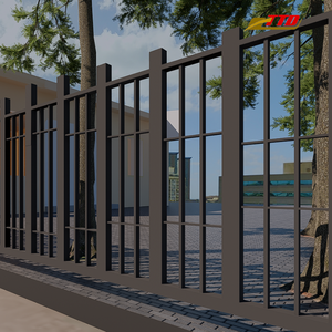 Paneles de cerca metálicos de alta calidad para casas modernas que mejoran la privacidad, la seguridad y la estética exterior con patrones forjados a medida. - Product Image 6