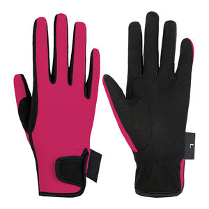 Guantes de Equitación para Hombre, Diseño Personalizado, Color y Talla a Medida, Pantalla Táctil, Guantes Ecuestres de Algodón/Poliéster/Spandex Antideslizantes de Alta Calidad - Product Image 2