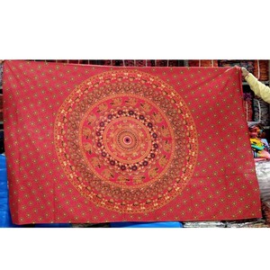 Tapices de algodón con estampado de elefante de la mejor calidad, decoración de sábanas para colgar en la pared para dormitorio, precio de exportación - Product Image 3