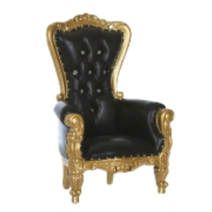 Chaise de mariage en velours noir royal style antique en bois massif de luxe pour hôtel marié et mariée salon événements meubles - Product Image 3