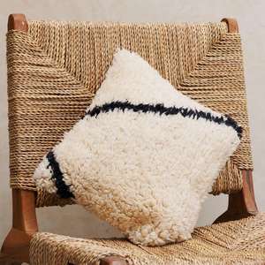 Fashionable Luxury Home <b>Decorative</b> Chess Boho Moroccan Nordic Hand Tufted <b>Pillow</b> Cover Geometric Woven INDIAN TEXTILES H/L - Product Image 6