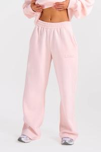 Survêtement d'hiver pour femme, uni, brodé, long, gaufré, rose clair - Product Image 5