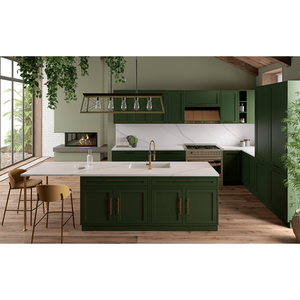 Calacatta Verde Eco-Friendly Modern Design Big Slab Quartz Crystal Composition - Product Image 2