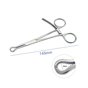 Pinzas para Óvulos Saenger para Obstetricia Femenina, 275 mm, Rectas, Instrumentos de Ginecología Quirúrgica, Fuente de Alimentación Manual - Product Image 2