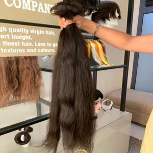 Precio al por mayor para las extensiones de cabello Remy de las mujeres de encaje transparente icónico cabello a granel directo de la India - Product Image 1