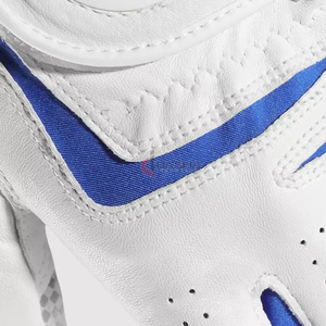 Guantes de golf unisex de calidad superior con logotipo personalizado de impresión profesional de cuero blanco al por mayor a granel bajo MOQ - Product Image 3