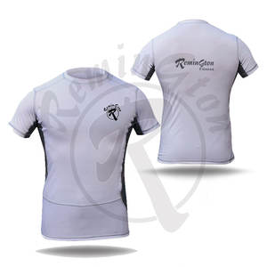 Wholesale Custom Sublimation Compression Wear <b>T</b>-<b>shirt</b> Elastic Slim Fit <b>Muscle</b> <b>T</b>-<b>shirt</b> Custom 100% Cotton <b>Men</b> <b>T</b>-<b>shirts</b> - Product Image 3