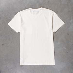 Camiseta Blanca de Algodón para Hombre, Estilo Urbano, Oversize, con Impresión de Logotipo Personalizado, Tejido Grueso - Product Image 3