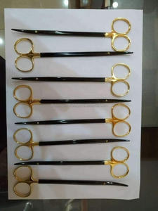 Tijeras de Disección Metzenbaum Negras, Instrumento Quirúrgico de Acero Inoxidable de Grado Médico de Alta Calidad, CE OEM, Marca Privada - Product Image 4